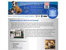 Tablet Screenshot of boyntonbeachanimalhospital.com